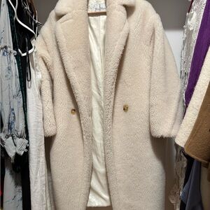 MAX MARA Teddy Bear Icon Coat in alpaca and wool